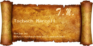 Tschech Marcell névjegykártya